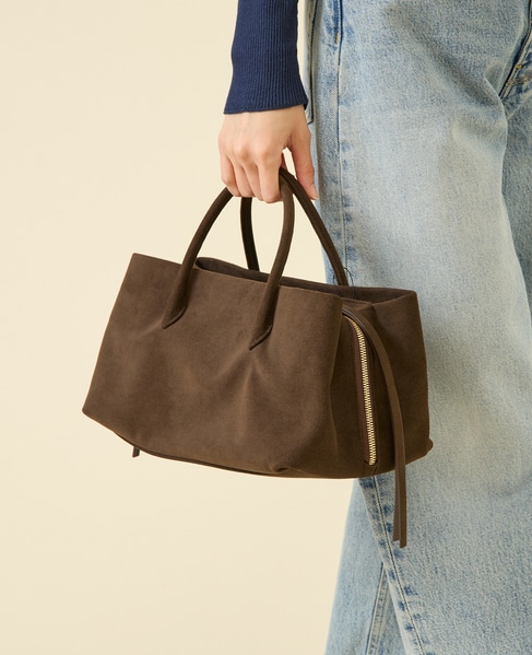 【MARY AL TERNA /メアリーオルターナ】RIKYU MINI TOTE&BOSTON BAG 詳細画像 ブラウン 8