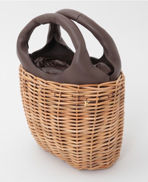 【eb.a.gos/エバゴス】ラウンドホール バスケット 詳細画像 ブラウン 2