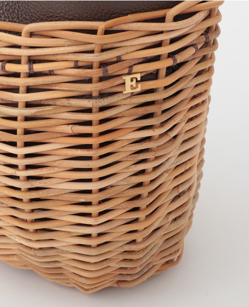 【eb.a.gos/エバゴス】ラウンドホール バスケット 詳細画像 ブラウン 5