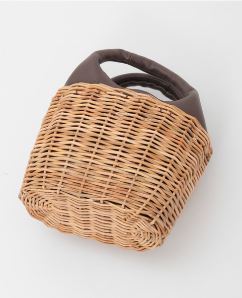 【eb.a.gos/エバゴス】ラウンドホール バスケット 詳細画像 ブラウン 6