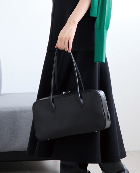 《追加》【MAISON CANAU/メゾンカナウ】EWボックスボストン 詳細画像 ブラック 9