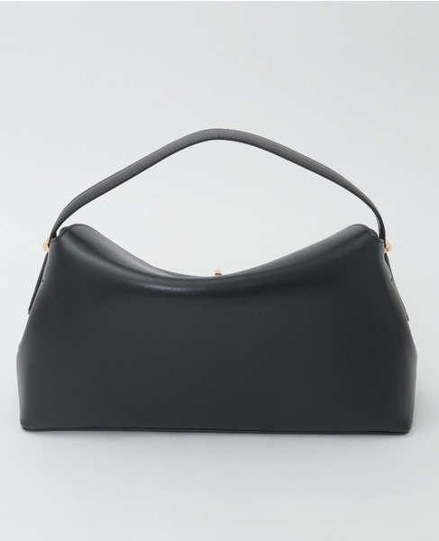 【TOTEME/トーテム】T-Lock Leather Top Handle 詳細画像 ブラック 3