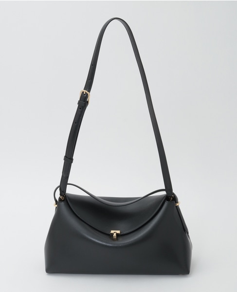 【TOTEME/トーテム】T-Lock Leather Top Handle 詳細画像 ブラック 9