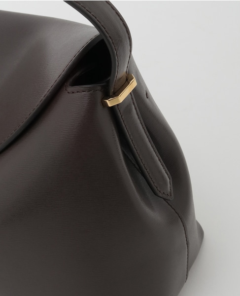 【TOTEME/トーテム】T-Lock leather top handle 詳細画像 ブラウン 6