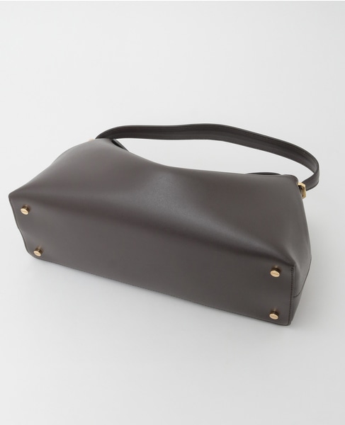 【TOTEME/トーテム】T-Lock leather top handle 詳細画像 ブラウン 7