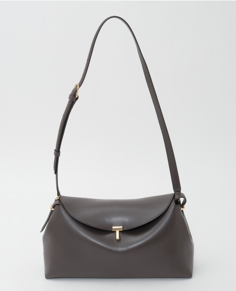 【TOTEME/トーテム】T-Lock leather top handle 詳細画像 ブラウン 9