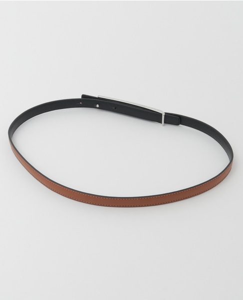 【ATELIER AMBOISE/アトリエ アンボワーズ】バーバックルベルト 詳細画像 キャメル 2