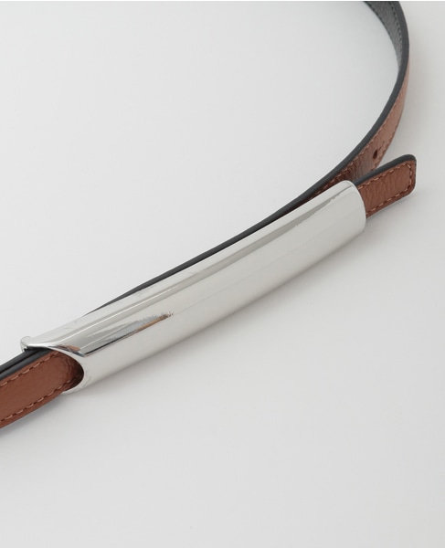 【ATELIER AMBOISE/アトリエ アンボワーズ】バーバックルベルト 詳細画像 キャメル 3