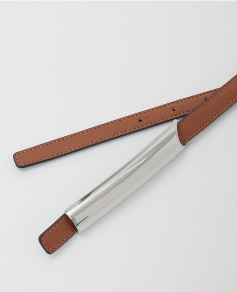 【ATELIER AMBOISE/アトリエ アンボワーズ】バーバックルベルト 詳細画像 キャメル 5