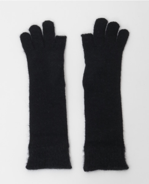 【ALPO/アルポ】カシミヤロンググローブ 詳細画像 ブラック 3