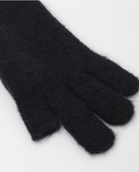 【ALPO/アルポ】カシミヤロンググローブ 詳細画像 ブラック 5