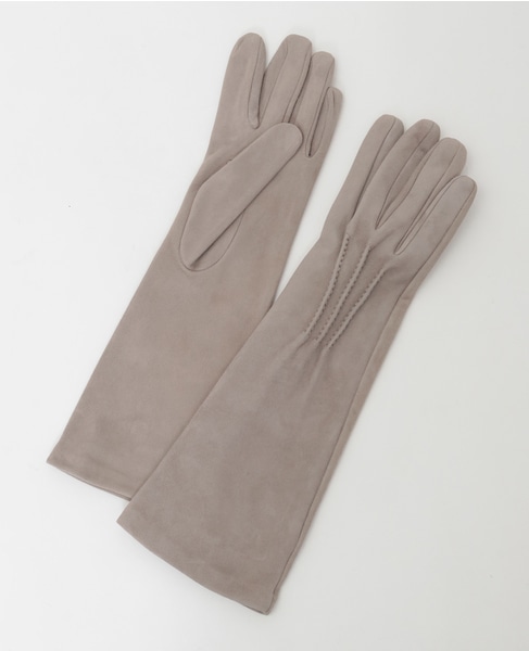 【Gala Gloves/ガラグローブス】スウェードロンググローブ 詳細画像 トープ 1