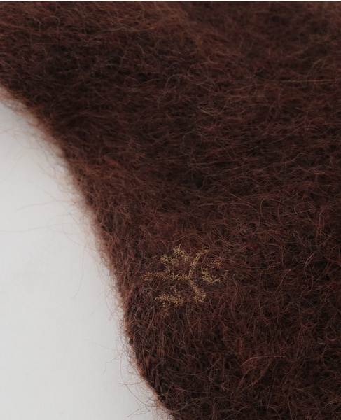 【MARCOMONDE/マルコモンド】mohair socks for women（一部別注カラー） 詳細画像 ダークブラウン 8