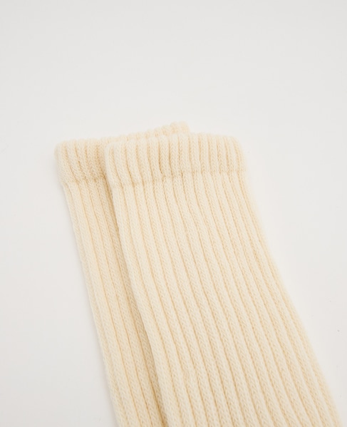 《別注》【MARCOMONDE/マルコモンド】EX pile socks 詳細画像 アイボリー 2