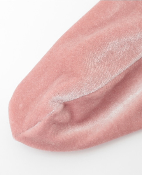 【SIMONE WILD/ シモーネワイルド 】VELVET - ANKLE SOCKS 詳細画像 ピンク 4