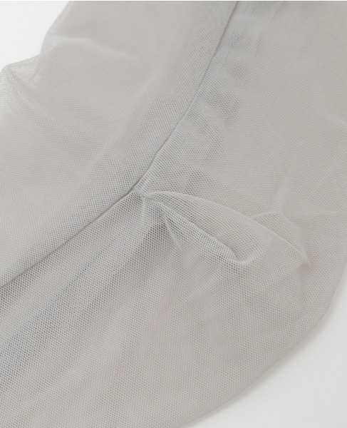 【SIMONE WILD/ シモーネワイルド 】MESH FRILL ANKLE SOCKS 詳細画像 ライトグレー 3