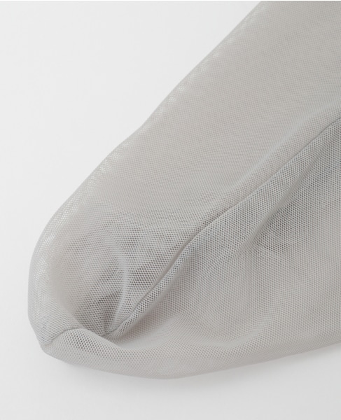 【SIMONE WILD/ シモーネワイルド 】MESH FRILL ANKLE SOCKS 詳細画像 ライトグレー 4