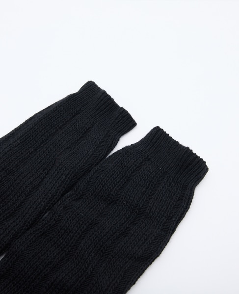 【BLEUFORET/ブルーフォレ】CASHMERE LEGWARMERS 詳細画像 ブラック 5