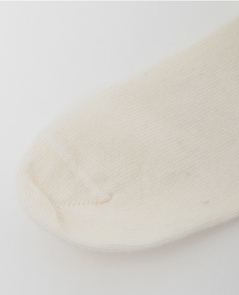 【BLEUFORET/ブルーフォレ】SOLID COLORS CASHMERE SOCKS 詳細画像 アイボリー 6