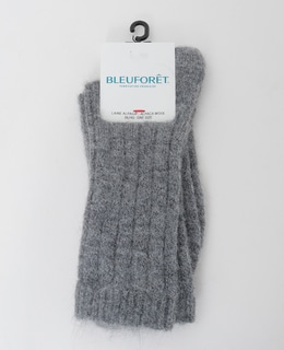【BLEUFORET/ブルーフォレ】RIBBED ALPACA WOOL SOCKS