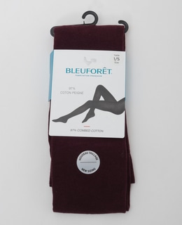 【BLEUFORET/ブルーフォレ】VELVET COMBED COTTON TIGHTS