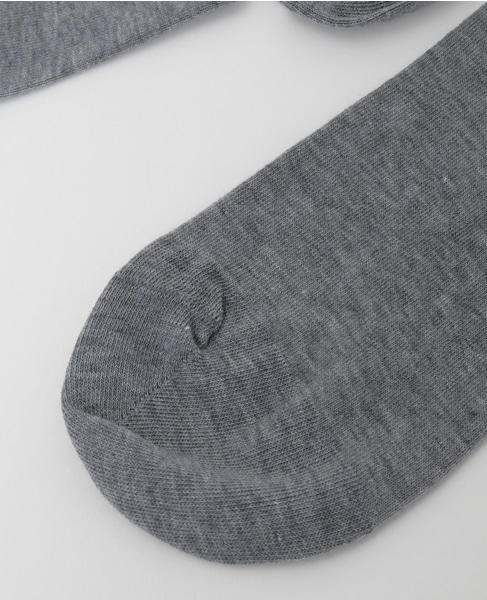 【BLEUFORET/ブルーフォレ】VELVET COMBED COTTON TIGHTS 詳細画像 ライトグレー 5