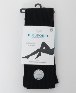 【BLEUFORET/ブルーフォレ】 RIBBED MODAL CASHMERE TIGHTS