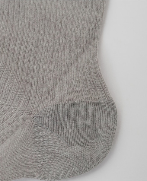 【BLEUFORET/ブルーフォレ】 RIBBED MODAL CASHMERE TIGHTS 詳細画像 グレージュ 4