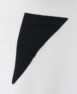 【ASAUCE MELER /アソースメレ】 シームレストライアングルカシミヤニットストール