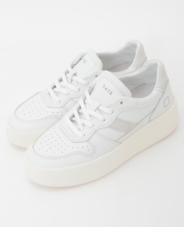 【D.A.T.E./デイト】COURT PLATFORM VINTAGE CALF WHITE