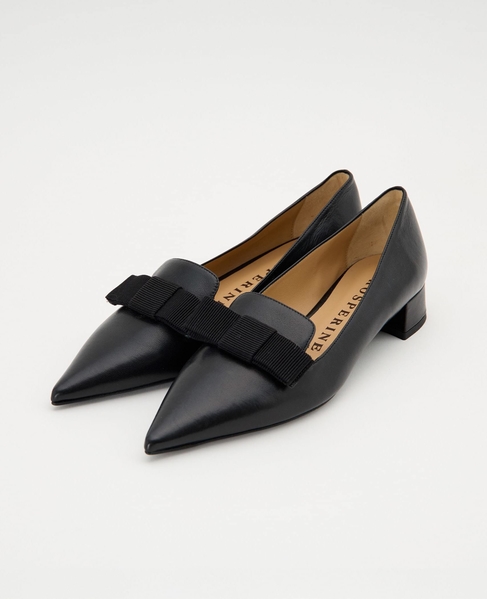 【PROSPERINE/プロスペリーニ】リボンパンプス 詳細画像 ブラック 1