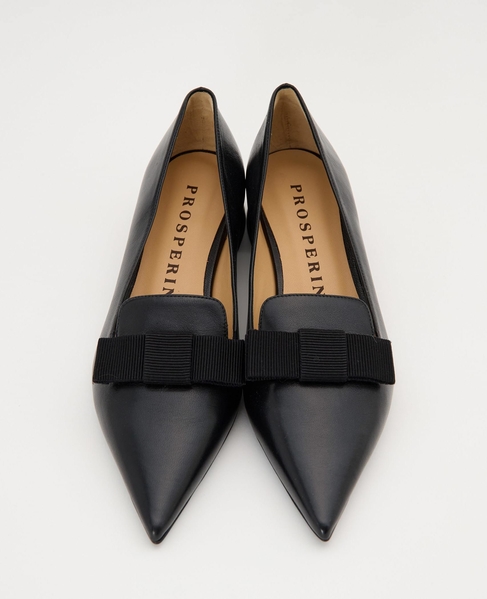 【PROSPERINE/プロスペリーニ】リボンパンプス 詳細画像 ブラック 2