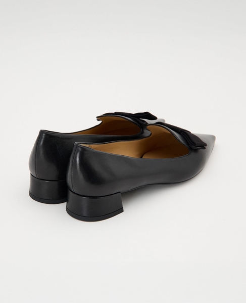 【PROSPERINE/プロスペリーニ】リボンパンプス 詳細画像 ブラック 5