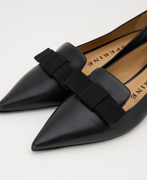 【PROSPERINE/プロスペリーニ】リボンパンプス 詳細画像 ブラック 6