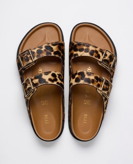 【BIRKENSTOCK1774 /ビルケンシュトックセブンティーンセブンフォー】ARIZONA PONY LIKE FUR EXQ 1774 Leopard S - Narrow