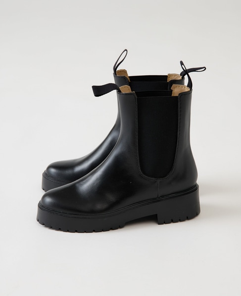 《追加》《WEB限定》【Traditional Weatherwear/トラディショナル ウェザーウェア】SIDE GORE RAIN BOOTS MID 詳細画像 ブラック 3