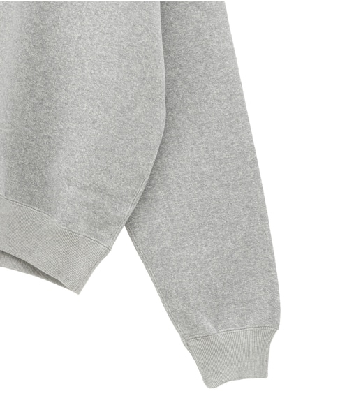 【AURALEE/オーラリー】SMOOTH SOFT BD SWEAT P/O 詳細画像 杢グレー 4