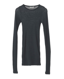 【AURALEE/オーラリー】WOOL SILK SOFT RIB L/S TEE