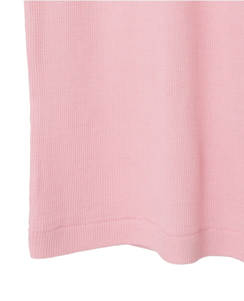【AURALEE/オーラリー】WOOL SILK SOFT RIB L/S TEE 詳細画像 ピンク 5