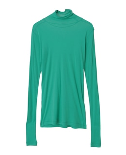 【AURALEE/オーラリー】*SUPER HIGH GAUGE SHEER RIB TURTLE NECK L/S TEE