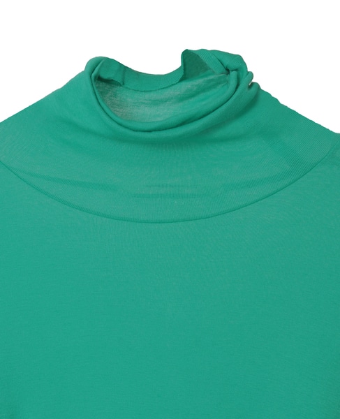 【AURALEE/オーラリー】*SUPER HIGH GAUGE SHEER RIB TURTLE NECK L/S TEE 詳細画像 グリーン 3