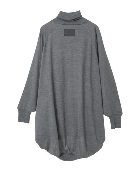 【COGTHEBIGSMOKE/コグザビッグスモーク】MATILDA POLLO NECK ABANICOS TOP 詳細画像 チャコールグレー 2