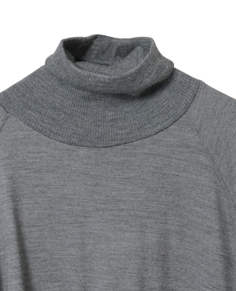 【COGTHEBIGSMOKE/コグザビッグスモーク】MATILDA POLLO NECK ABANICOS TOP 詳細画像 チャコールグレー 3