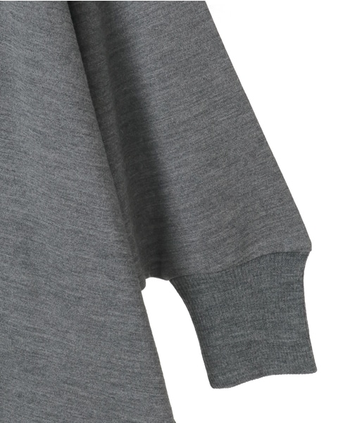 【COGTHEBIGSMOKE/コグザビッグスモーク】MATILDA POLLO NECK ABANICOS TOP 詳細画像 チャコールグレー 5