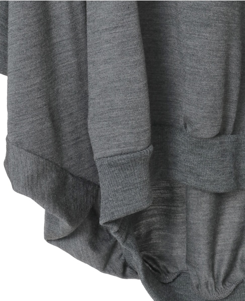 【COGTHEBIGSMOKE/コグザビッグスモーク】MATILDA POLLO NECK ABANICOS TOP 詳細画像 チャコールグレー 6