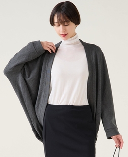 最終値下 マルティニーク martinique バイカラーニットカーディガン 黒 martinique｜マルティニークのカーディガン（ニット）通販｜ELLE