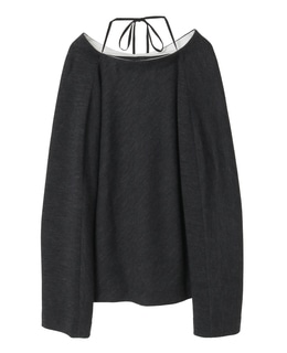 【CARVEN /カルヴェン】BL313-DRAPE BACK TOP