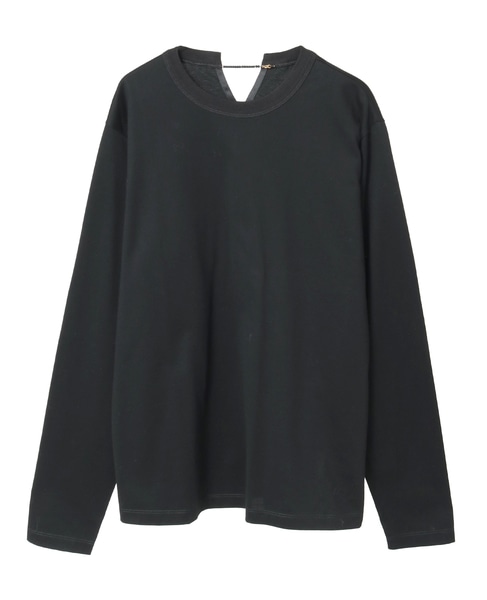 【CARVEN /カルヴェン】JT302-PEARL L. SLEEVE T-SHIRT 詳細画像 ブラック 1