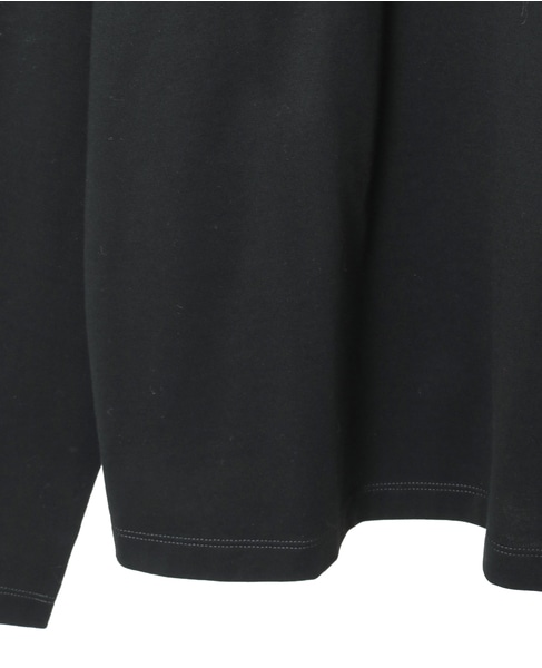 【CARVEN /カルヴェン】JT302-PEARL L. SLEEVE T-SHIRT 詳細画像 ブラック 5