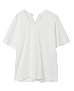 【CARVEN /カルヴェン】JT303-PEARL SCOOP NECK T-SHIRT